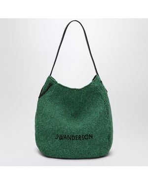 JW Anderson Small Bulb Beaded Bag - Green