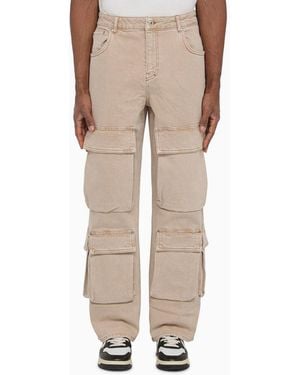Represent R3Ca Denim Cargo Pants - Natural