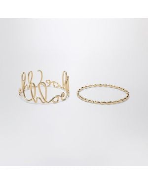 Chloé Set di bracciali iconic - Metallizzato