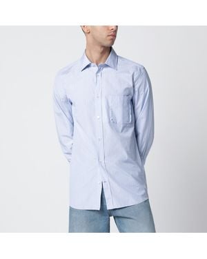 Maison Margiela Striped Shirt - Blue