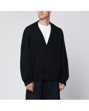Studio Nicholson Cardigan En Mélange De Mohair - Noir