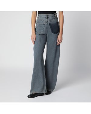 MM6 by Maison Margiela Wide-Leg Jeans - Blue