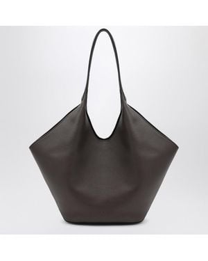 Aesther Ekme Phantom tote in pelle nocciola - Nero