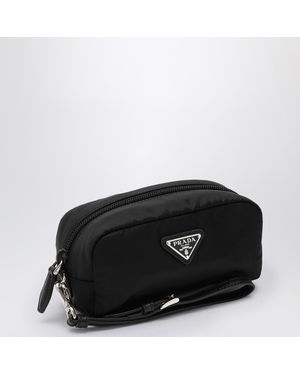 Prada Mini Recycled Nylon Necessaire - Black