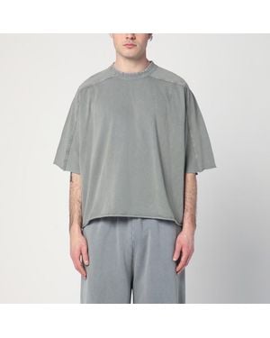 Entire studios T-shirt grigia in cotone - Grigio