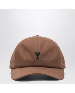 Ami Paris Ami De Coeur Haselnuss Baseballkappe - Braun