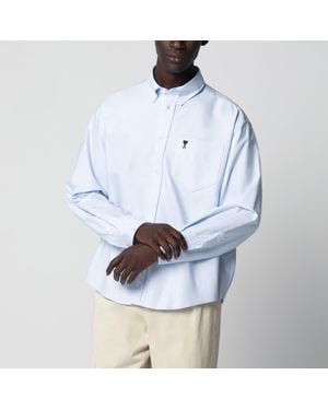 Ami Paris Ami De Coeur Shirt By - Blue