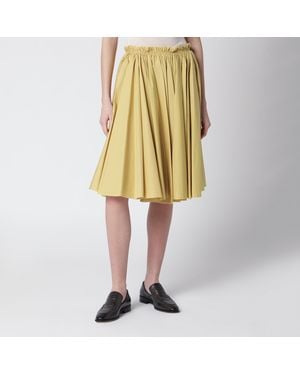 Ami Paris Pastel Cotton Skirt - Yellow