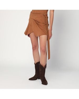 Isabel Marant Caramel-Coloured Berenice Skirt - Brown