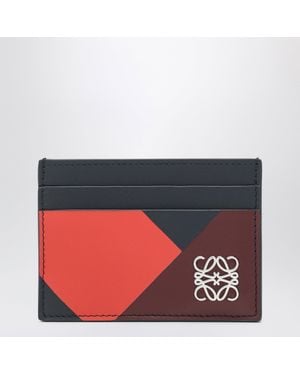 Loewe Portacarte Anagram Con Motivi Grafici Multicolore - Rosso