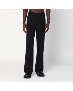 Balenciaga Regular Fit Tailored Trousers - Black