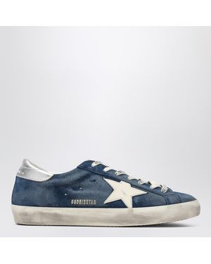 Golden Goose Trainer Super Star Aviator/Cream - Blue