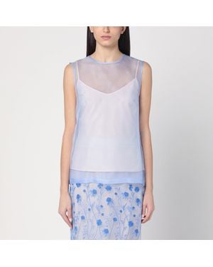 P.A.R.O.S.H. Sky Tank Top - Blue