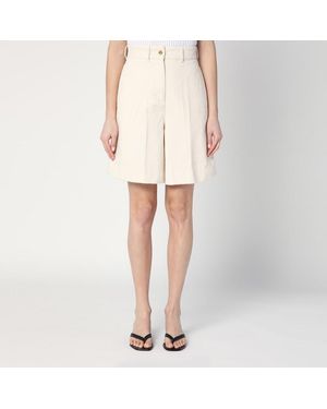 Patou Bermuda avorio in cotone - Neutro