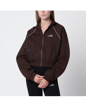 Balenciaga Techwear Zip-Up Jacket - Brown