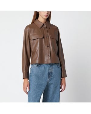 Weekend by Maxmara Nappa Leather Jacket - Brown