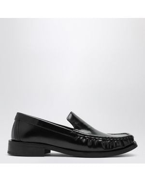 VINNY'S Leather Micahel Moccasins - Black