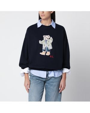 Polo Ralph Lauren Polo Bear Patchwork Sweatshirt - Black