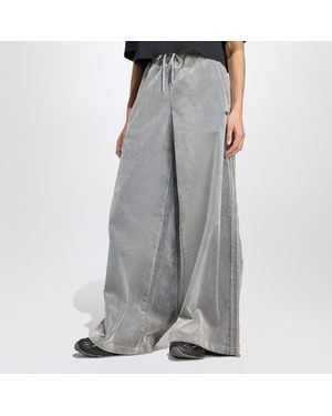 adidas Originals Oversized Track Pants Gray