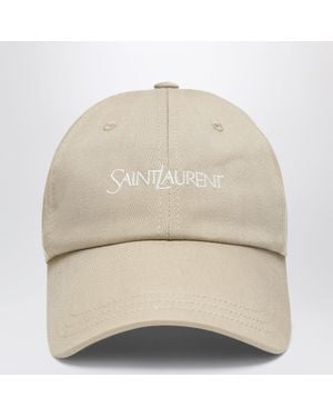 Saint Laurent Berretto Da Baseball - Neutro