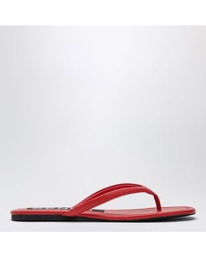 Senso Leather Nora Slides - Red