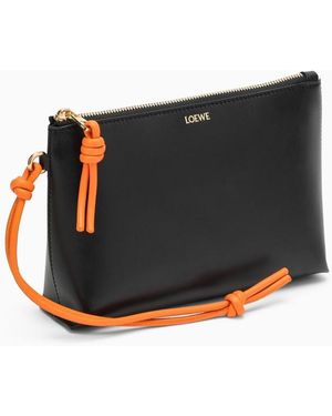 Loewe Portatutto knot t in pelle - Nero