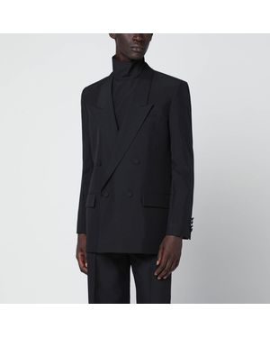 Gucci Double-Breasted Jacket - Black