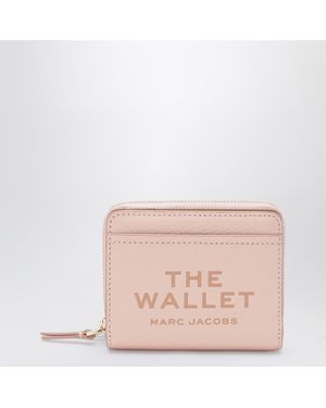 Marc Jacobs Mini Full-Grain Leather Wallet - Pink