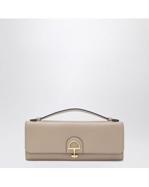 Gucci Clutch 73 in pelle tortora - Marrone