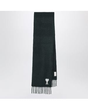 Ami Paris Bottle Ami De Coeur Scarf - Green