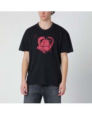 Our Legacy T-Shirt With Love Story Print-Uomo - Nero