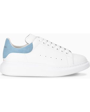 McQueen White And Light Blue Oversize Trainers