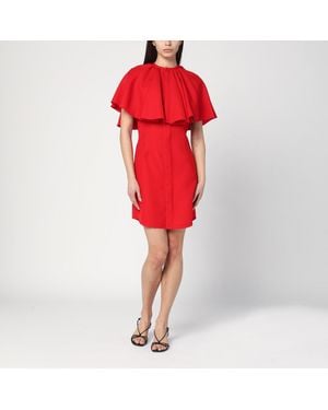Ami Paris Mini Wool Dress - Red