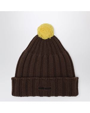 Miu Miu Cocoa/ Beanie - Brown