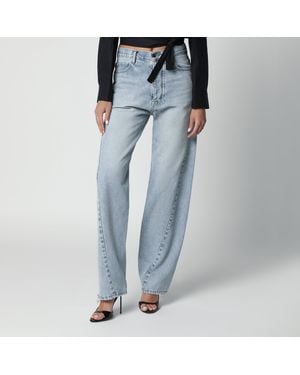Balenciaga Twisted-Seam Jeans - Blue
