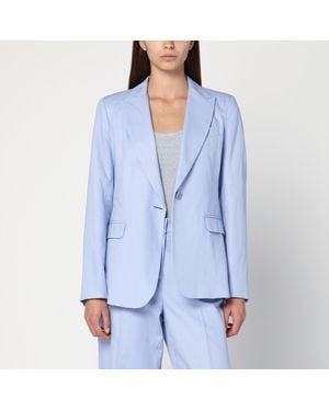 Weekend by Maxmara Light Single-Breasted Jacket - Blue