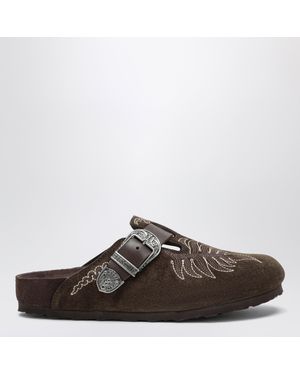 Etro Sabot Boston Marrone