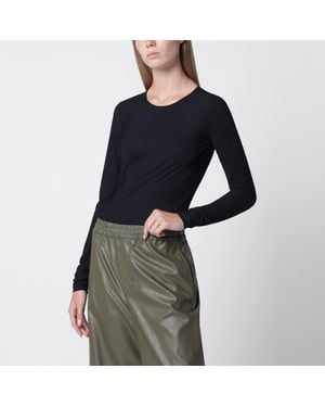MM6 by Maison Margiela Lycra Jersey Bodysuit - Black