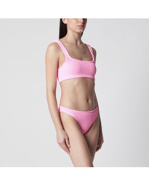 Hunza G Xandra Bubble Twopiece Bikini - Pink