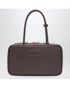 Miu Miu Beau Medium Tasche Aus Leder - Braun