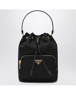 Prada Seau Duet En Re-Nylon - Noir
