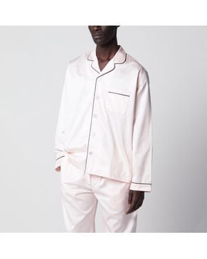 Tekla Light Pyjama Shirt - White