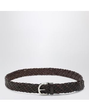 Brunello Cucinelli Woven Leather Belt - Multicolour
