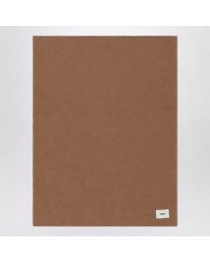 Tekla Couverture En Laine D'Agneau Marron