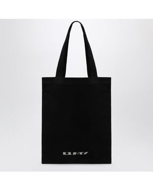 Rick Owens Borsa shopper nera in canvas - Nero