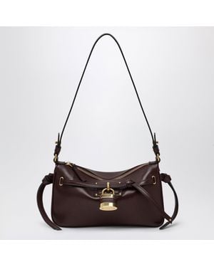 Chloé Pochette Mini Paddington Sling Marrone Bruciato