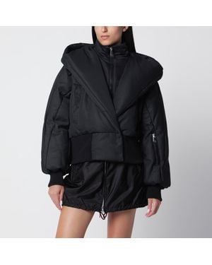 The Attico Quilted Cotton-Blend Puffer Jacket - Black