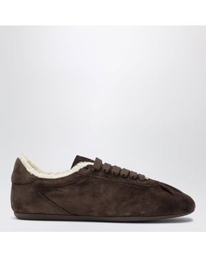 Dolce & Gabbana Ebony Ballet Sneaker Aus Wildleder - Braun