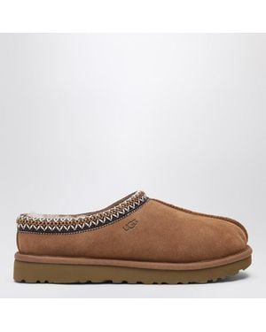 UGG Pantoufles Tasman En Cuir - Marron