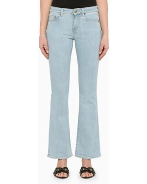 WASHINGTON DC Flared Jeans In Cotton - Blue